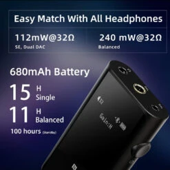 SHANLING - UP5 Bluetooth Headphone DAC & Amp -Audio Headphone Store Concept Kart SHANLING UP5 Bluetooth Headphone DAC Amp 5