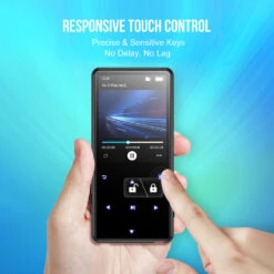 SWOFY - D51 Portable Music Player -Audio Headphone Store Concept Kart SWOFY D51 Portable Music Player Black 1 4