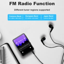 SWOFY - M4 Portable Music Player -Audio Headphone Store Concept Kart SWOFY M4 Portable Music Player Black 3 2