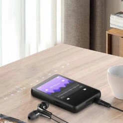 SWOFY - M4 Portable Music Player -Audio Headphone Store Concept Kart SWOFY M4 Portable Music Player Black 3 5