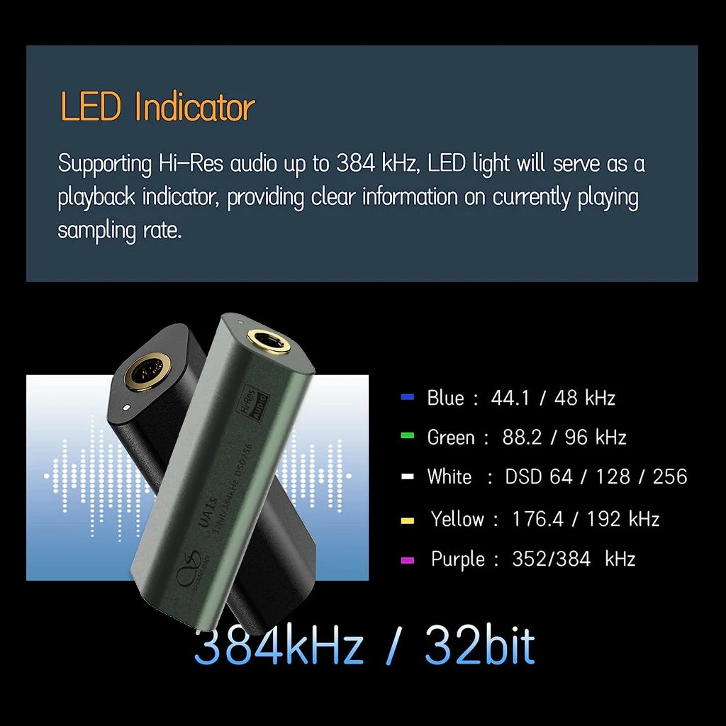 SHANLING - UA1s Portable USB DAC & Amp 4 SHANLING - UA1s Portable USB DAC & Amp - Image 4