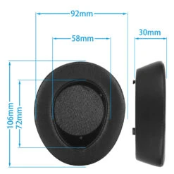 Sivga - SV021 Replacement Earpads -Audio Headphone Store Concept Kart Sivga SV021 Replacement Earpads Black 1 4
