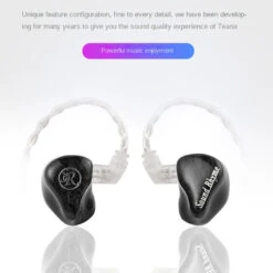 Sound Rhyme - SR5 Wired IEM -Audio Headphone Store Concept Kart Sound Rhyme SR5 Wired IEM Black 1 19