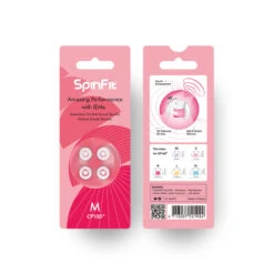 SpinFit - CP100+ Silicone Eartips For IEMS -Audio Headphone Store Concept Kart SpinFit CP100 Plus Silicone Eartips for IEMS Red 1 5