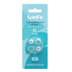 SpinFit - CP100+ Silicone Eartips For IEMS -Audio Headphone Store Concept Kart SpinFit CP100 Silicone Eartips for IEMS Light Blue 7 6
