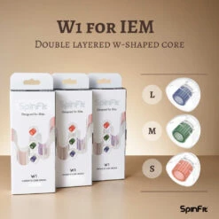 SpinFit - W1 Silicone Eartips -Audio Headphone Store Concept Kart SpinFit W1 Silicone Eartips 1 3
