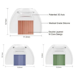 SpinFit - W1 Silicone Eartips -Audio Headphone Store Concept Kart SpinFit W1 Silicone Eartips 1 7