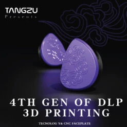 TANGZU - Zetian Wu Planar Wired IEM -Audio Headphone Store Concept Kart TANGZU Zetian Wu Planar Wired IEM Purple 1 4