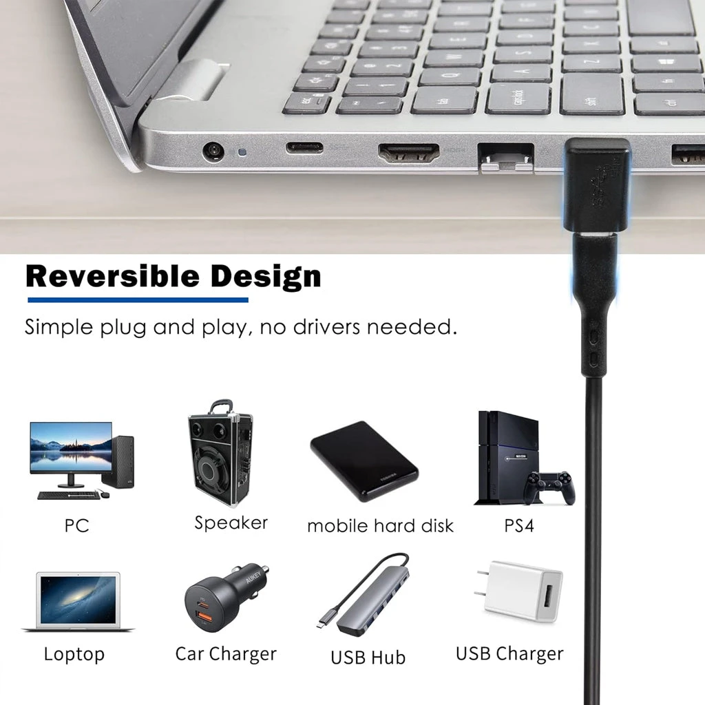 TECPHILE - CA2 USB-C Female To USB-A Male OTG Adapter 7 TECPHILE - CA2 USB-C Female To USB-A Male OTG Adapter - Image 7