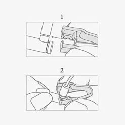 TECPHILE - MMCX Assist Quick Wire Pulling Tool -Audio Headphone Store Concept Kart TECPHILE MMCX Asist Quick Wire Pulling Tool Black 1 2