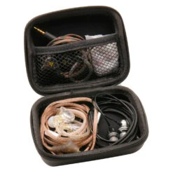 TECPHILE - Premium IEM Case -Audio Headphone Store Concept Kart TECPHILE Premium Storage Box Black 1 7