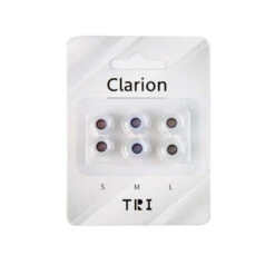 TRI - Clarion Silicone Eartips -Audio Headphone Store Concept Kart TRI Clarion Silicone Eartips White 1 15