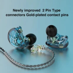 TRN - CS2 Wired IEM -Audio Headphone Store Concept Kart TRN CS2 Wired IEM Black 1 11