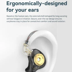 TRN - MT1 Max IEM -Audio Headphone Store Concept Kart TRN MT1 MAX IEM Black 3 5