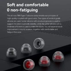 TRN T - Silicone Ear Tips -Audio Headphone Store Concept Kart TRN T Silicone Ear Tips 1 4