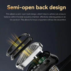 TRN - TA4 IEM -Audio Headphone Store Concept Kart TRN TA4 IEM Black 2 11