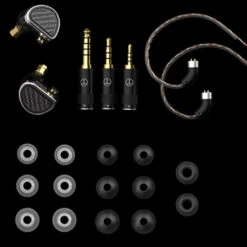 TRN - TA4 IEM -Audio Headphone Store Concept Kart TRN TA4 IEM Black 2 6