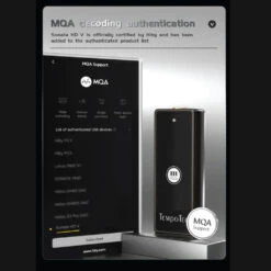 TempoTec - Sonata HD V Portable DAC & Amp 29 TempoTec - Sonata HD V Portable DAC & Amp -Audio Headphone Store Concept Kart TempoTec Sonata HD V Portable DAC and Amp Black 11
