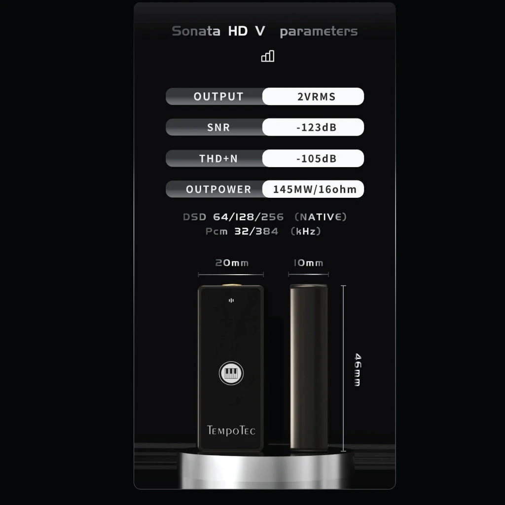 TempoTec - Sonata HD V Portable DAC & Amp 11 TempoTec - Sonata HD V Portable DAC & Amp - Image 11