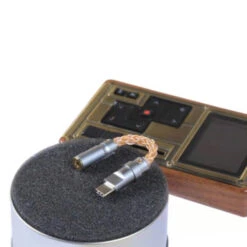 Tiandirenhe - CS46L41 Portable DAC Dongle -Audio Headphone Store Concept Kart Tiandirehne CS 46L41 24k Gold Silver Copper DAC Silver 1 3