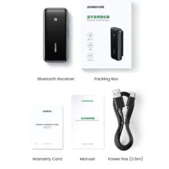 UGREEN - CM402 Bluetooth DAC & Amp 25 UGREEN - CM402 Bluetooth DAC & Amp -Audio Headphone Store Concept Kart UGREEN CM402 Bluetooth DAC Amp1 1 18