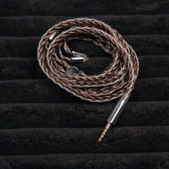 XINHS - 8 Core Upgrade Cable For IEM 9 XINHS - 8 Core Upgrade Cable For IEM -Audio Headphone Store Concept Kart XINHS 8 Core Upgrade Cable for IEM Brwn Silver 2 5