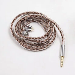 XINHS - 8 Core Upgrade Cable For IEM 7 XINHS - 8 Core Upgrade Cable For IEM -Audio Headphone Store Concept Kart XINHS 8 Core Upgrade Cable for IEM Brwn Silver 2 6