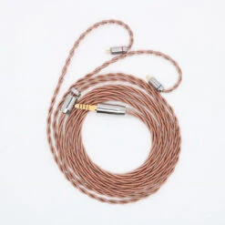 XINHS - 4 Core Upgrade Cable For IEM -Audio Headphone Store Concept Kart XINHS 4 Core Upgrade Cable for IEM Brown 2 1
