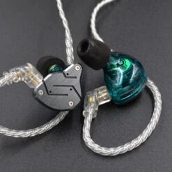 ZR Audio - Upgrade Cable For IEM -Audio Headphone Store Concept Kart ZR Audio Upgrade Cable for IEM Black 5 8