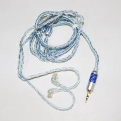 ZR Audio - 16 Strand Upgrade Cable For IEM -Audio Headphone Store Concept Kart ZRAudio 16 Strand Upgrade Cable for IEM Blue Silver 2 11