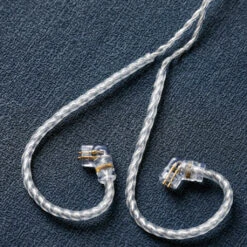 ZR Audio - 4 Core Silver Plated Upgrade Cable For IEM (3M) -Audio Headphone Store Concept Kart ZRAudio 4 Core Upgrade Cable for IEM White 1 10