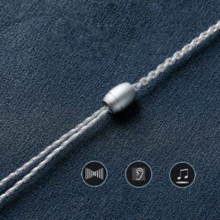 ZR Audio - 4 Core Silver Plated Upgrade Cable For IEM (3M) -Audio Headphone Store Concept Kart ZRAudio 4 Core Upgrade Cable for IEM White 1 7