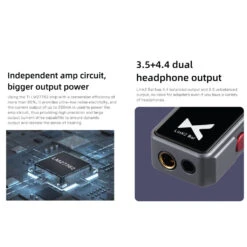 XDuoo - Link2 Balanced DAC & Amp -Audio Headphone Store Concept Kart xDuoo Link2 Balanced DAC and AMP Grey 1 11