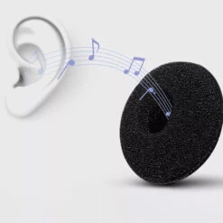 Hiegi - 6 Pair Sponge Earfoam Covers 14 Hiegi - 6 Pair Sponge Earfoam Covers -Audio Headphone Store Concept kart Hiegi 6 Pair Sponge Cushion Cover Black 1 7