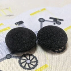 Hiegi - 6 Pair Sponge Earfoam Covers 18 Hiegi - 6 Pair Sponge Earfoam Covers -Audio Headphone Store Concept kart Hiegi 6 Pair Sponge Cushion Cover Black 2 4