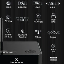 TempoTec - Serenade X Desktop HiFi Network Streamer & USB DAC 17 TempoTec - Serenade X Desktop HiFi Network Streamer & USB DAC -Audio Headphone Store Concept kart TempoTec Serenade X HiFi Desktop Network Streamer USB DAC Black 9 6