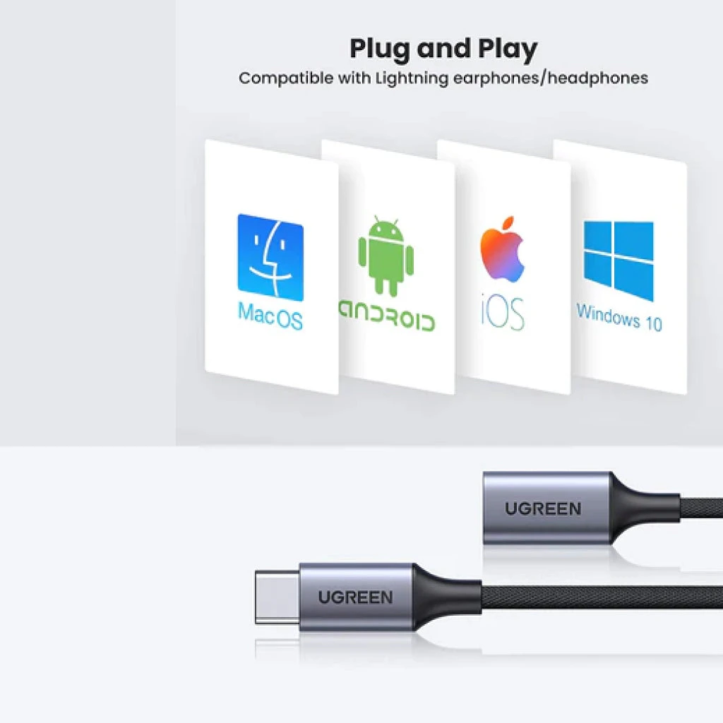 UGREEN - US342 USB C To Lighting Audio Adapter 12 UGREEN - US342 USB C To Lighting Audio Adapter - Image 12