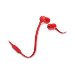 JBL Tune 110 Earphone -Audio Headphone Store JBL Tune110 Hero Red