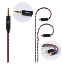 Yinyoo 8 Core Pure Copper Cable 2.5/3.5/4.4mm Balanced Cable MMCX/2pin Connector 14 Yinyoo 8 Core Pure Copper Cable 2.5/3.5/4.4mm Balanced Cable MMCX/2pin Connector -Audio Headphone Store MMCX 3.5
