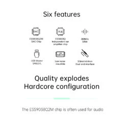 Rose Technics – RZ-500 USB Portable DAC & Amp -Audio Headphone Store Rose Technics RZ 500 USB Portable DAC Amp 2