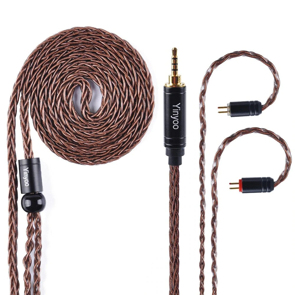 Yinyoo 8 Core Pure Copper Cable 2.5/3.5/4.4mm Balanced Cable MMCX/2pin Connector 5 Yinyoo 8 Core Pure Copper Cable 2.5/3.5/4.4mm Balanced Cable MMCX/2pin Connector - Image 5